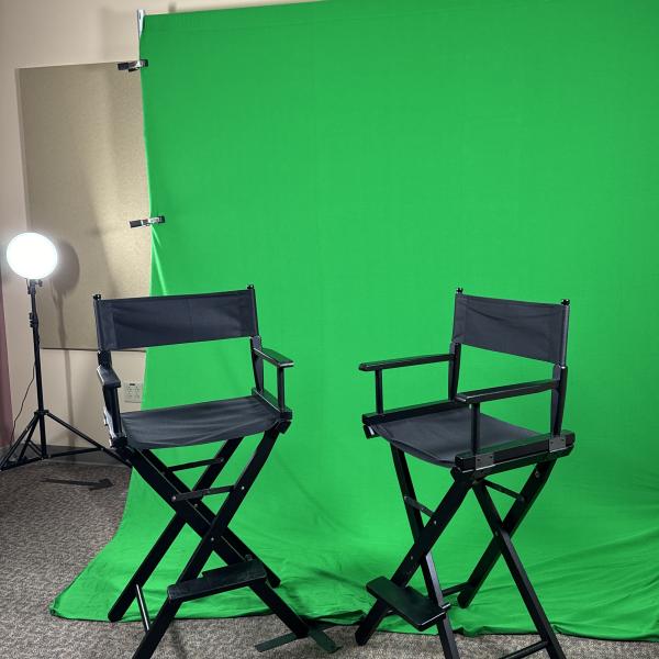 Green screen in the One Button Studio