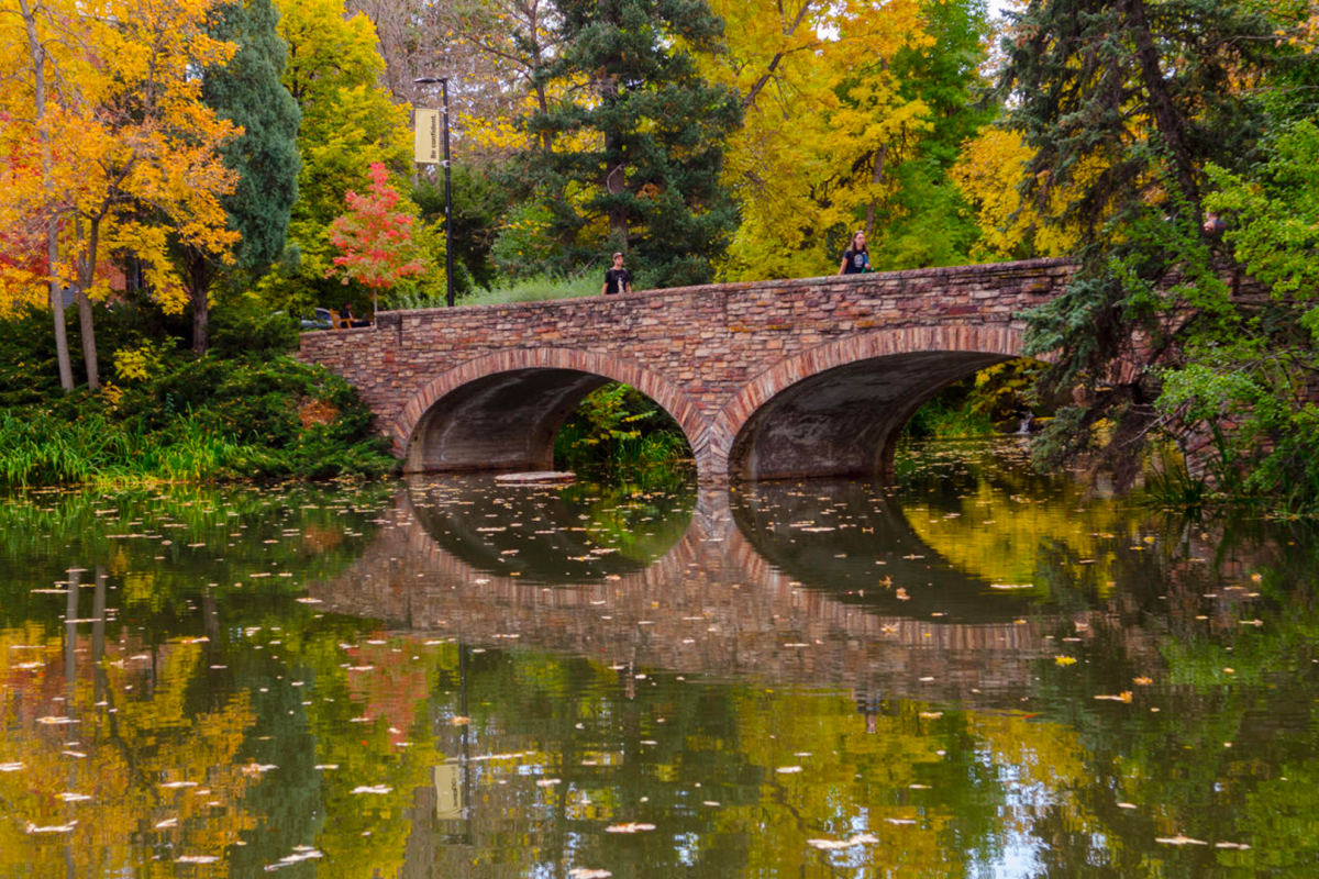 Varsity Bridge on CU Boulder campus