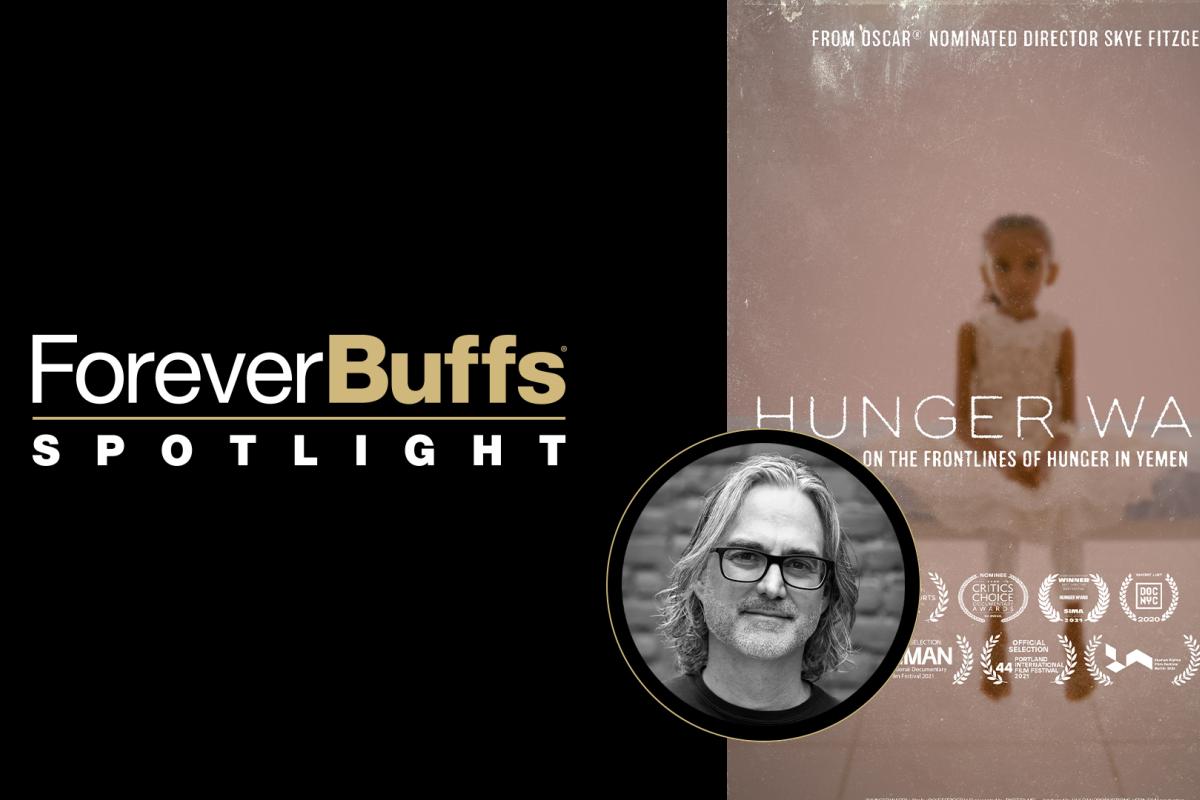 Hunger Ward documentary poster and headshot of Michael Scheuerman