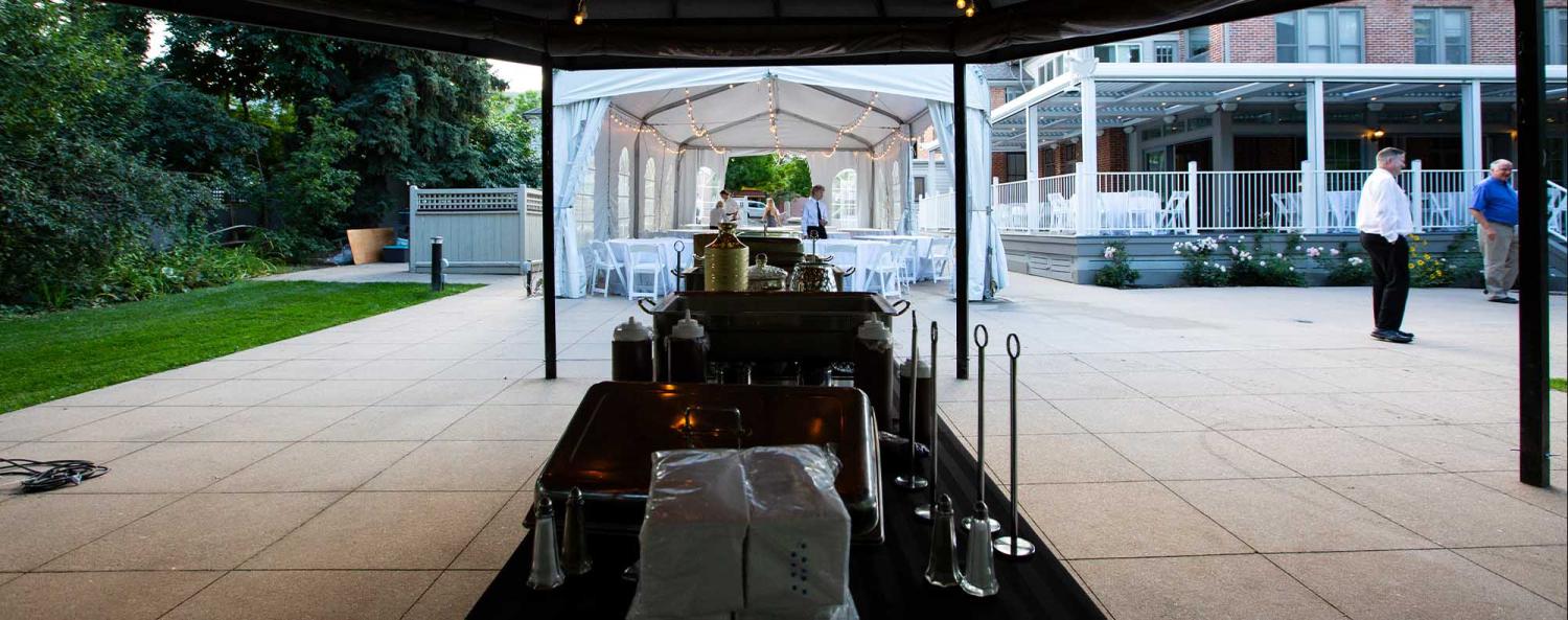 Koenig Alumni Center wedding venue in Boulder set up for an event