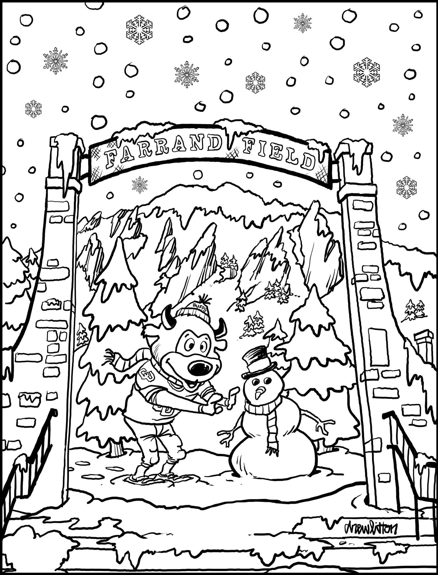 Farrand Field coloring pages