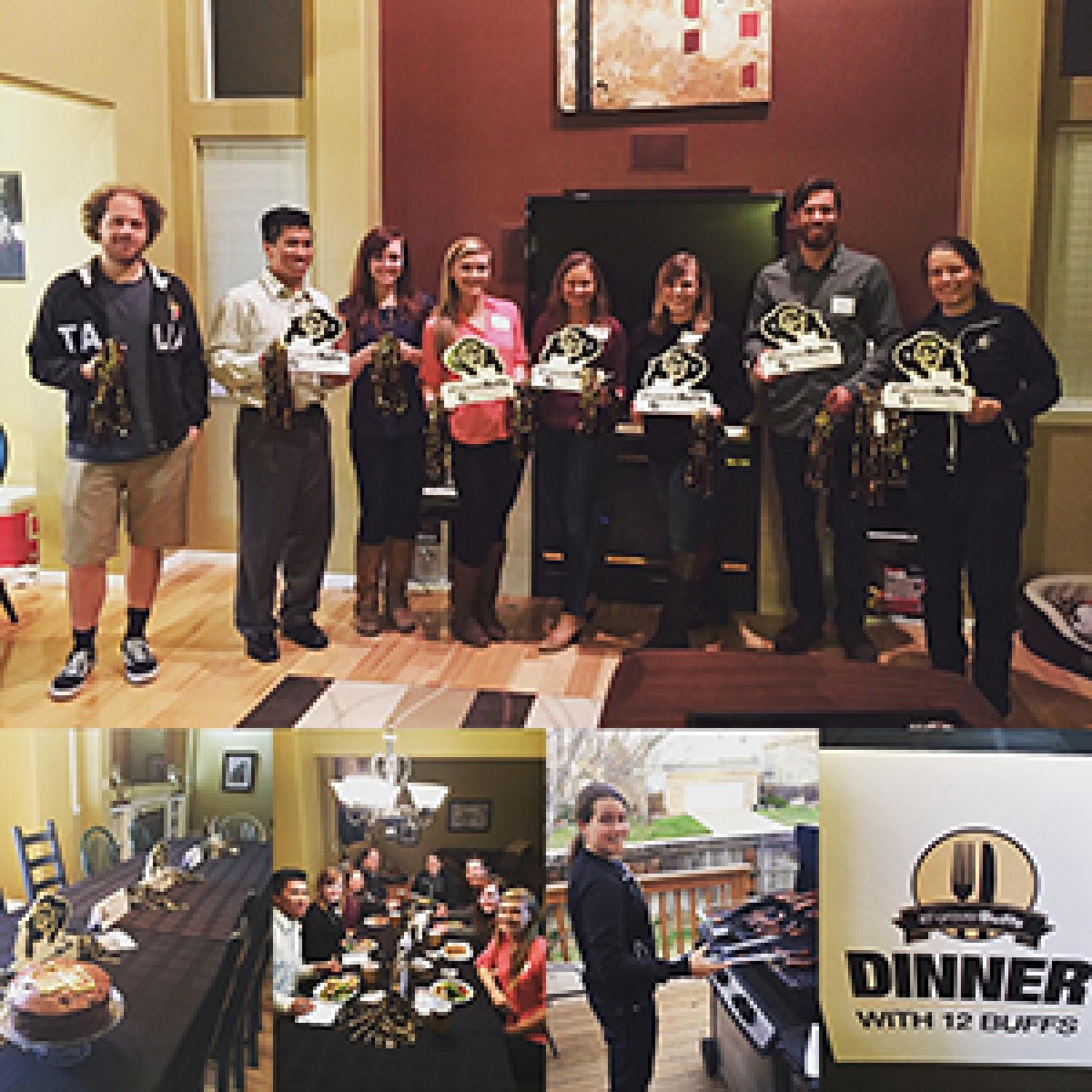 Dinner with 12 Buffs