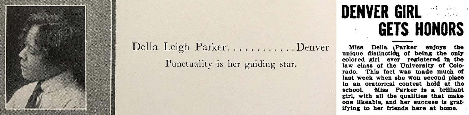 Della Parker yearbook picture