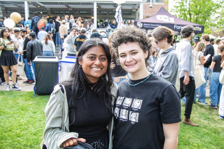 Two Buffs at a reunion