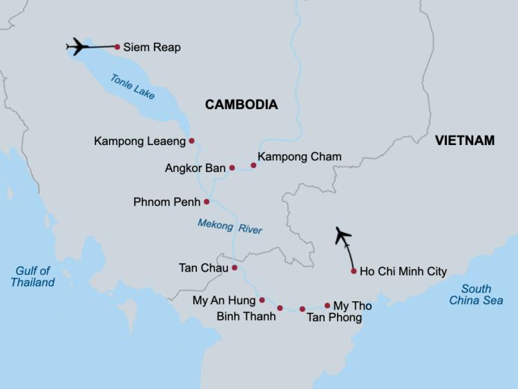 Cambodia Vietnam Mekong