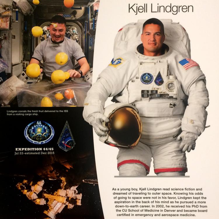 CU in Space exhibit photo
