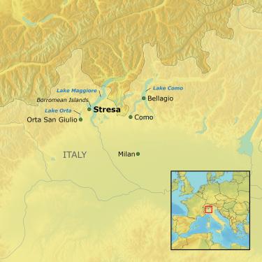 Italian Lakes Map