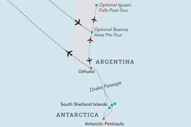 Antarctica Discovery Map