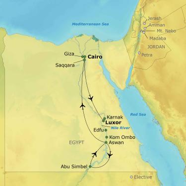 Legends of the Nile Map