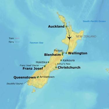 New Zealand Map