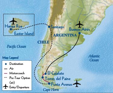 Patagonia Explorer Map