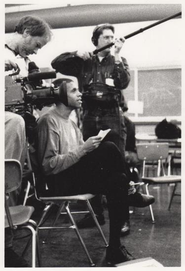 Harold Abrams as a producer at PBS