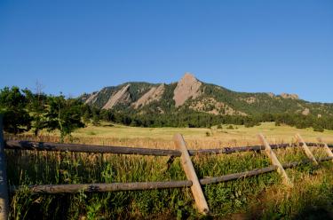 Flatirons at Chautauqua