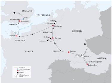 Easy Company Map
