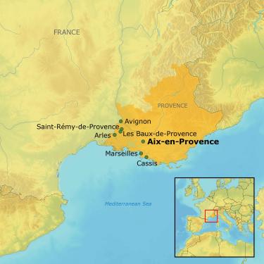 Pleasures of Provence Map
