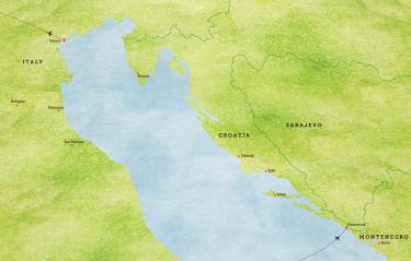 Northern Adriatic Map