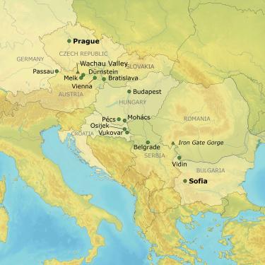 Grand Danube Passage Map