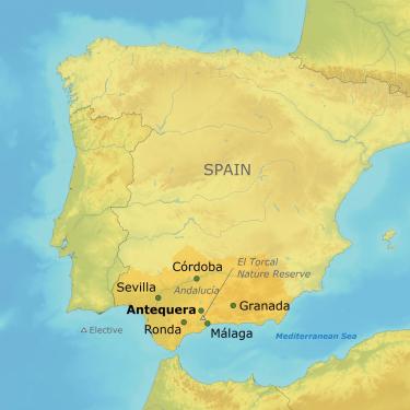 Map of Spain trip