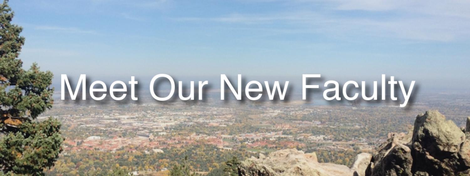 meet our new faculty