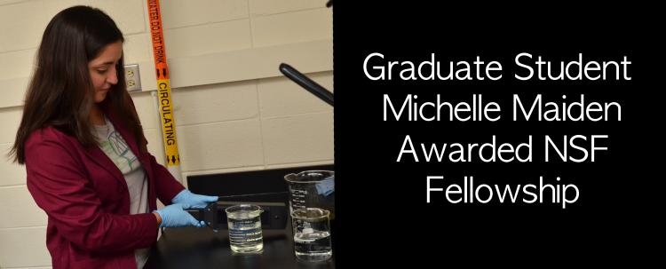 Michelle Maiden Awarded NSF Fellowship