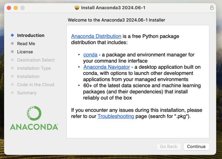 Anaconda Installer (mac)