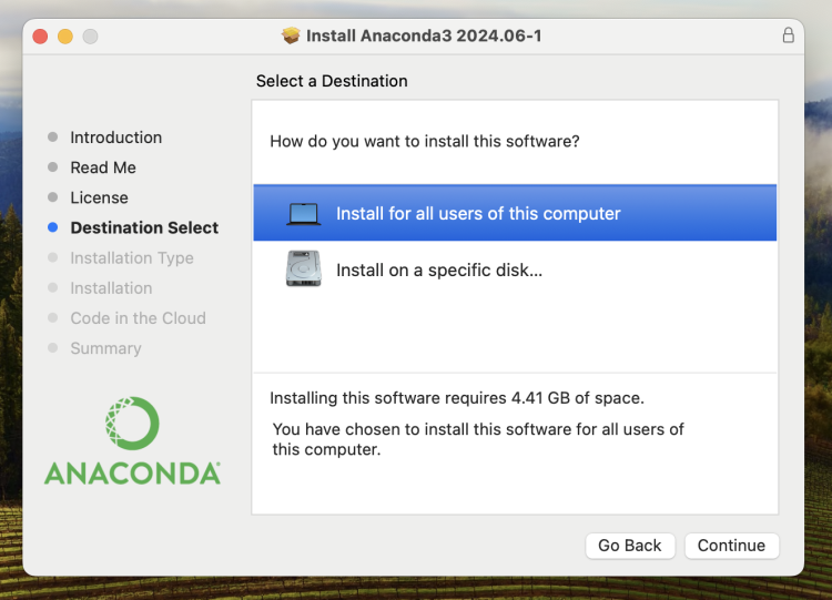 Install for all users (mac)