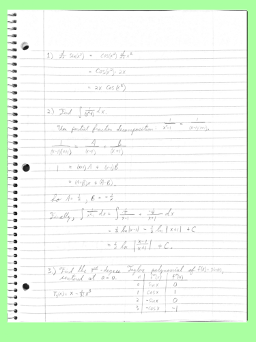 Single column format.