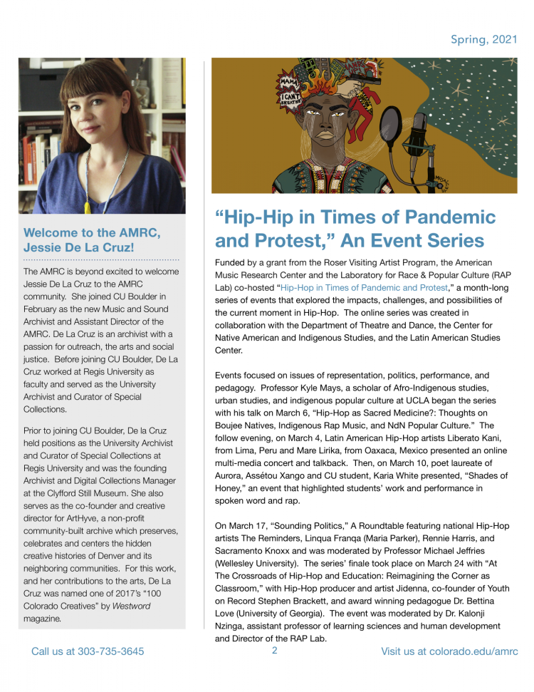 Page 2 2021 Newsletter