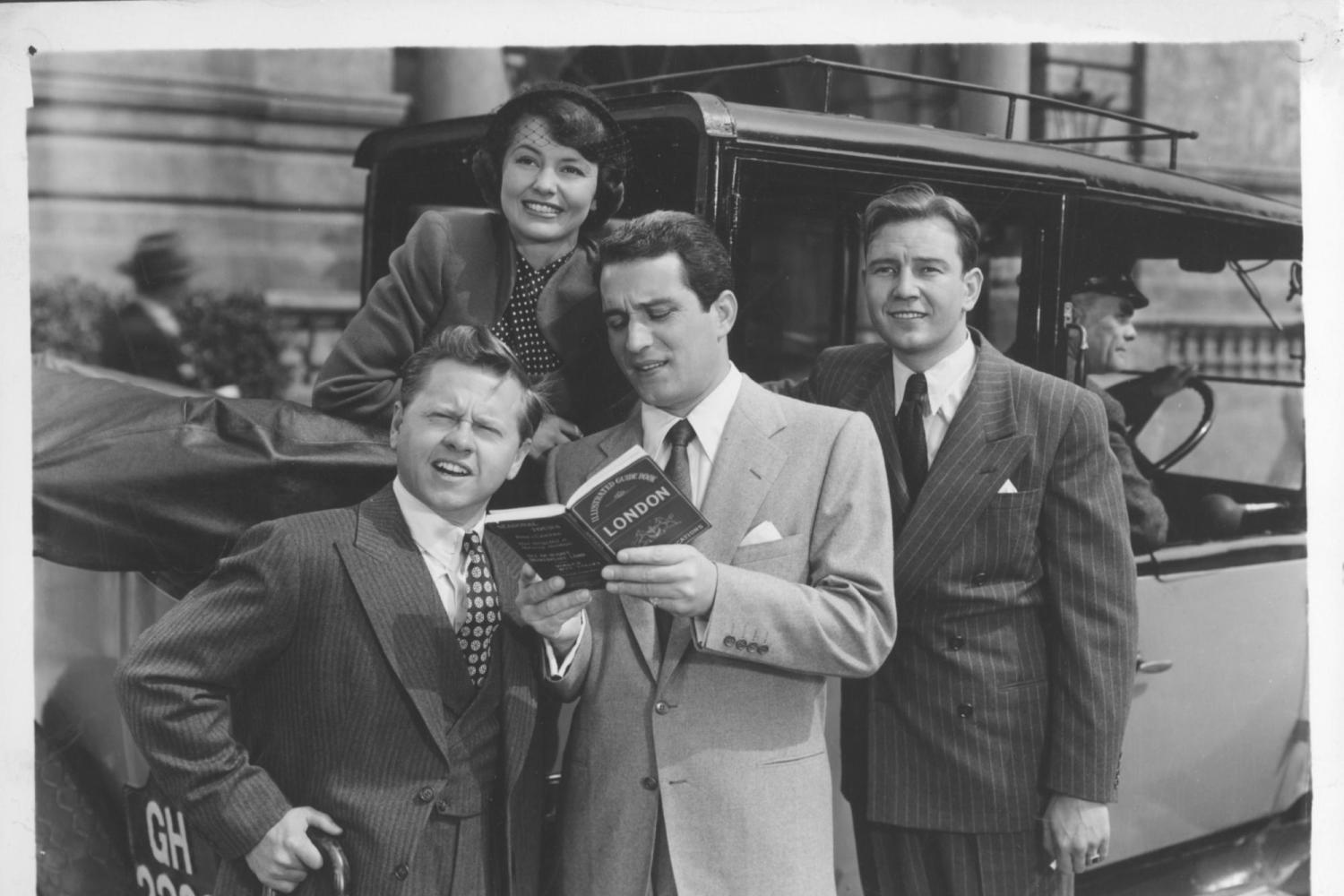 Perry Como on set