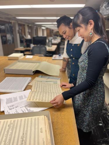 Quah and Martin in the AMRC Archives