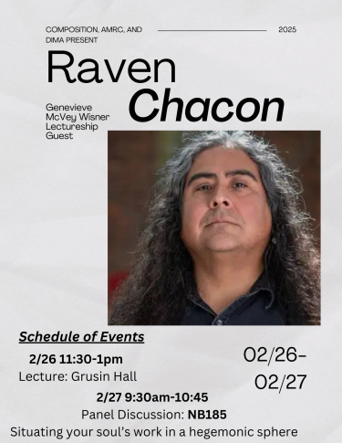 Poster of Raven Chacon events