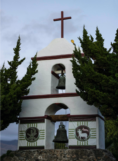 California mission bell