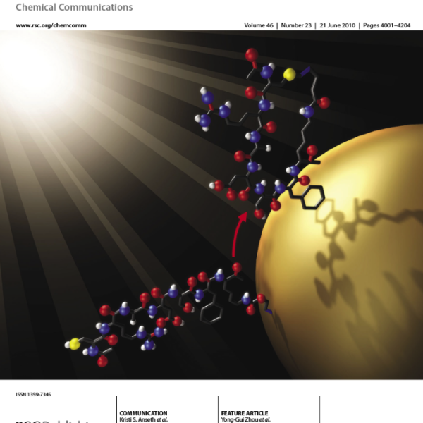 Inside Front Cover: A.A. Aimetti et al., Chem Comm, 46 (23), 2010