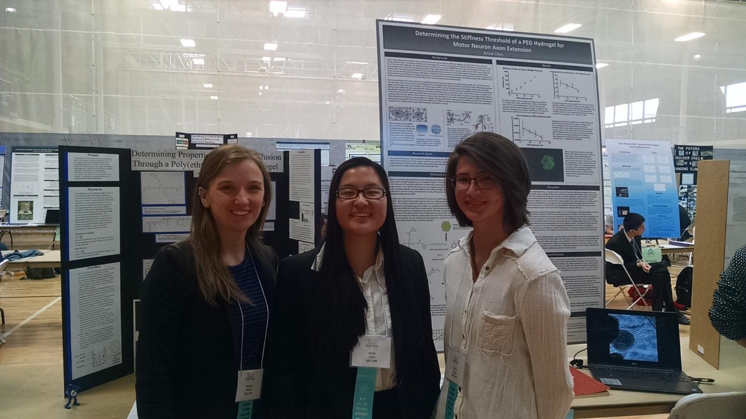 Amelia Webb, Annie Chen, and Jessica Dessau