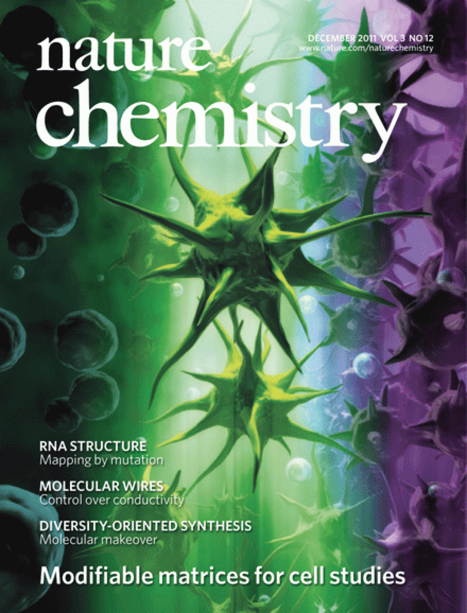 Front Cover Nature Chemistry 2011
