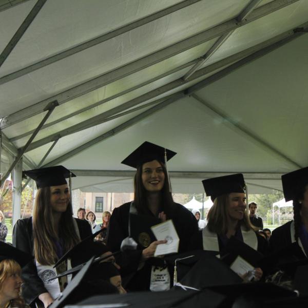 Honors Students at Graduation