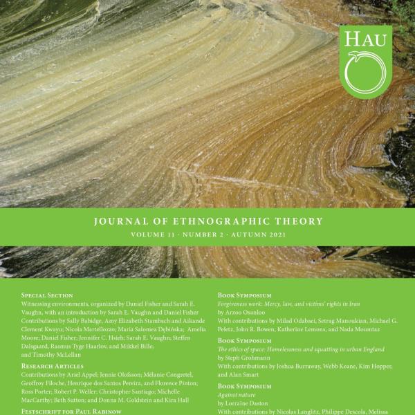 HAU Journal of Ethnographic Theory Cover