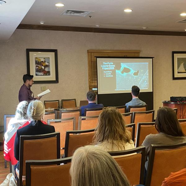 Nicholas presenting at TAG