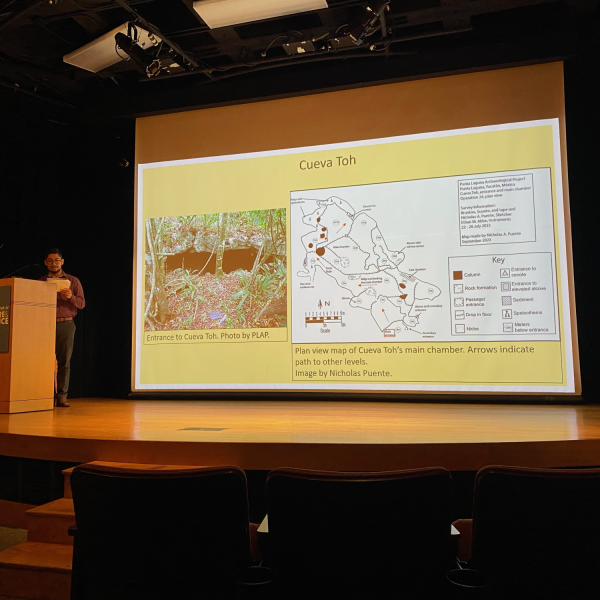 Nicholas Presenting at the conference