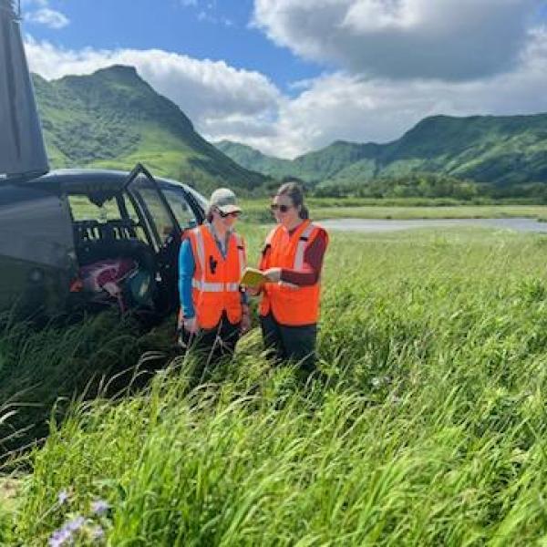 Sarah next bush plane in Alaska