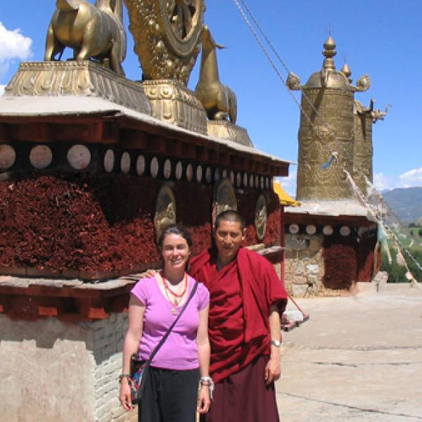Carole McGranahan in Tibet
