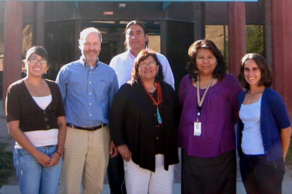 Alumni with faculty