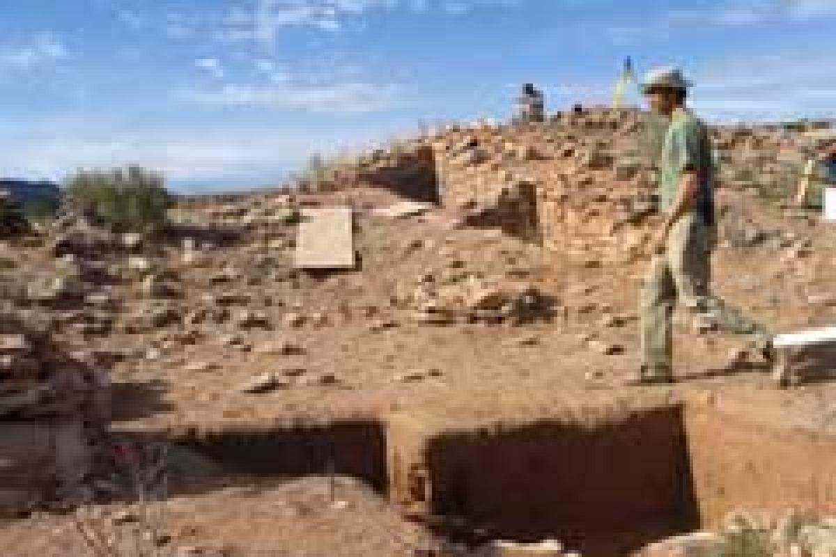 Comb Wash Great House dig (Photo/Cathy Cameron)