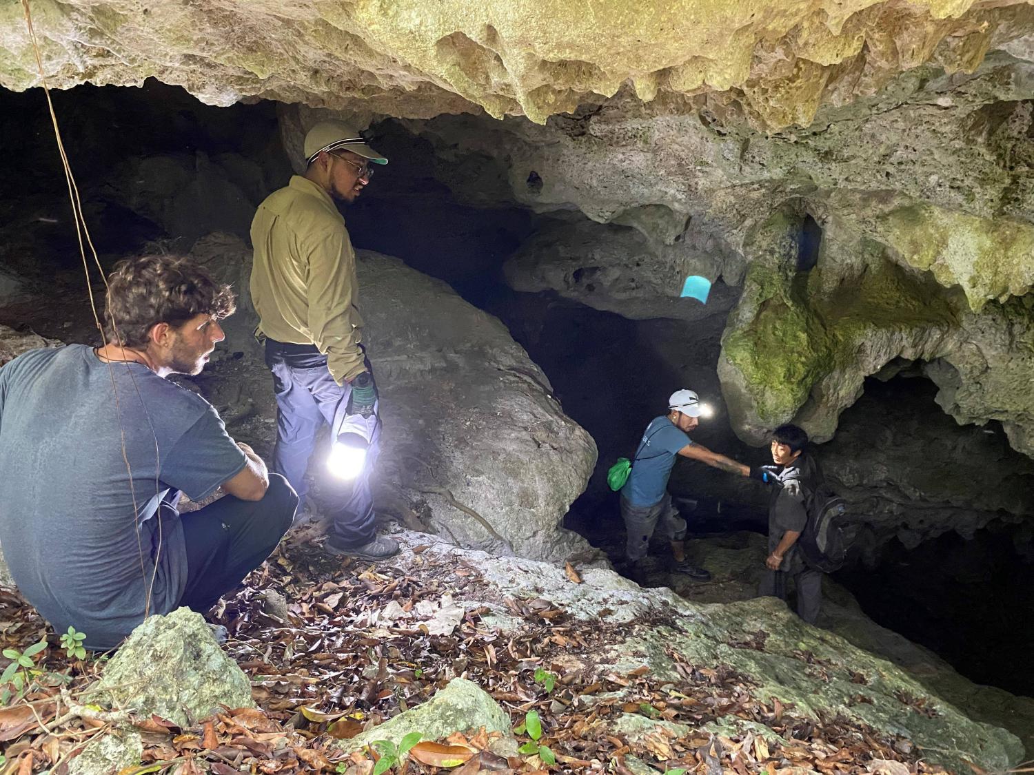 Nicholas in a Cave