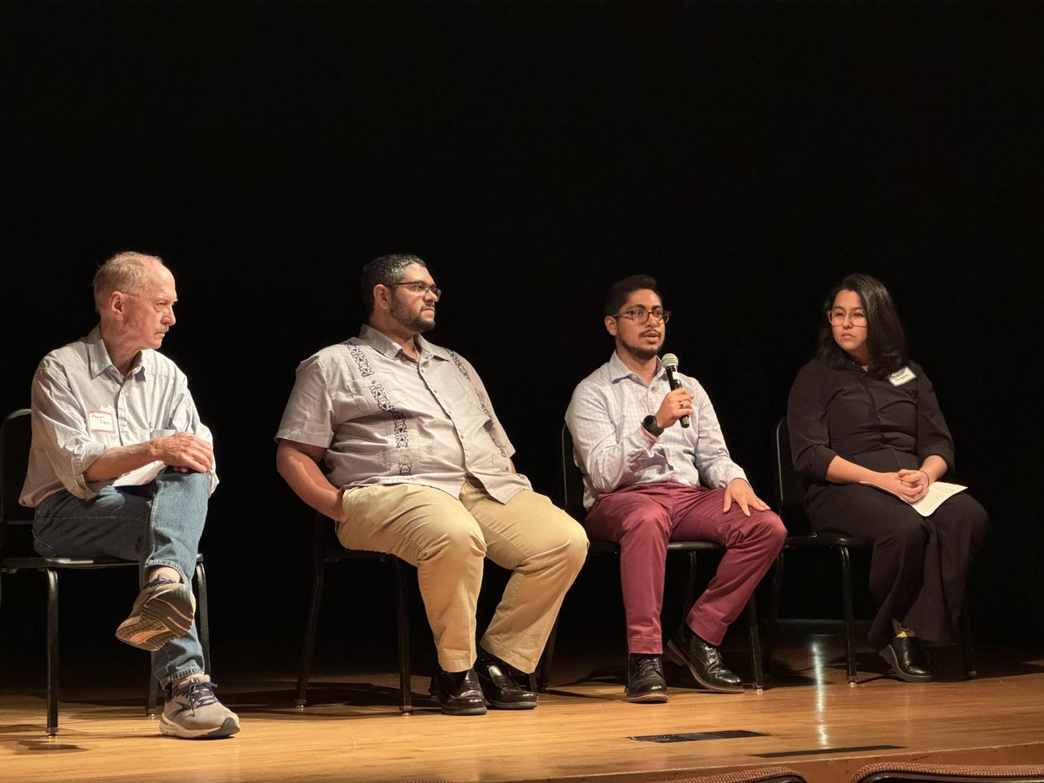 Nicholas sitting in on a panel RMPA