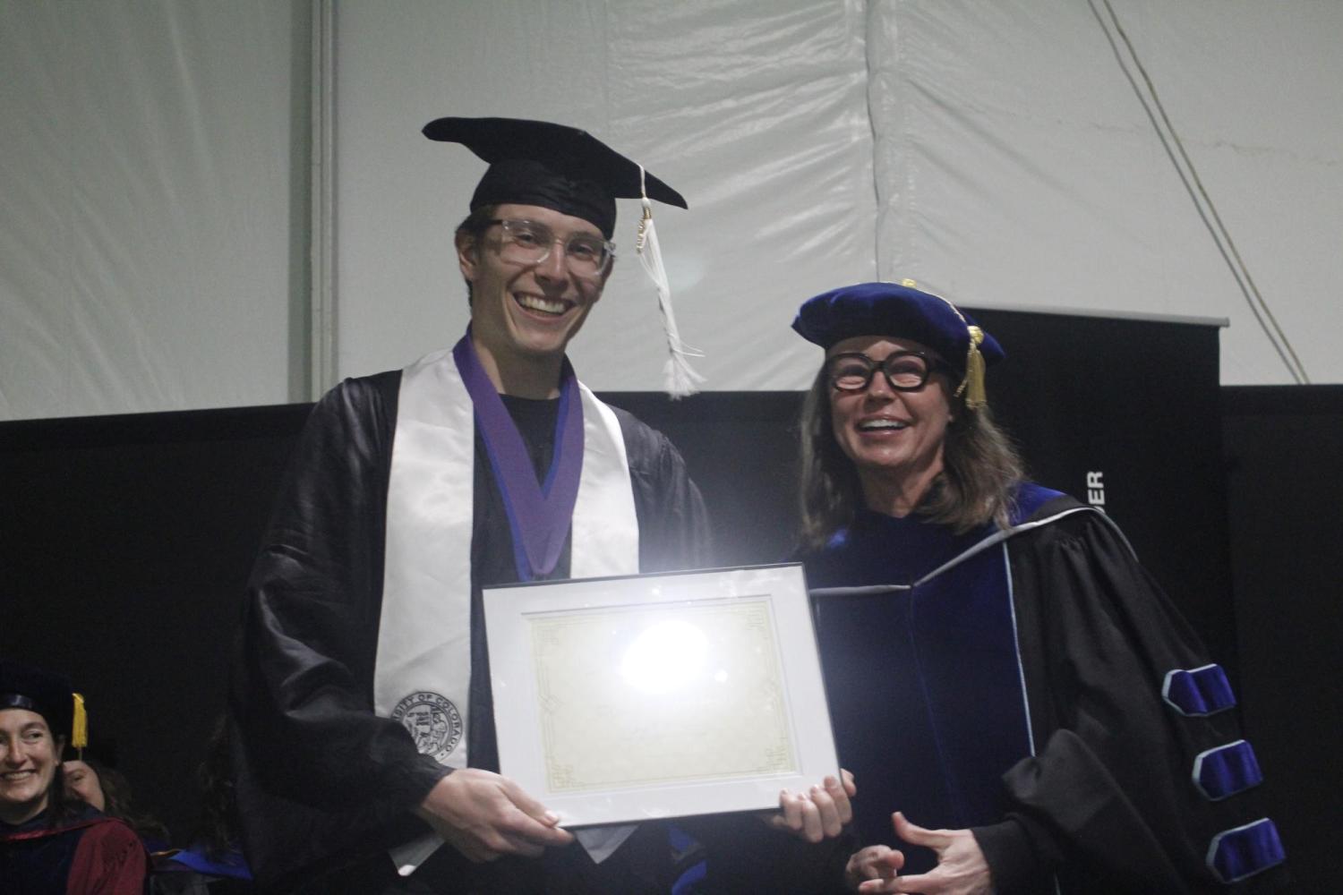 Honors Graduate and Professor Jones
