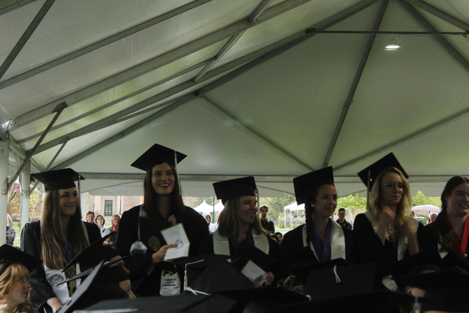 Honors Students at Graduation