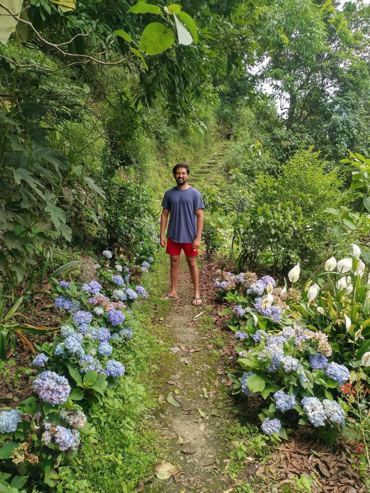 Adi in the forest