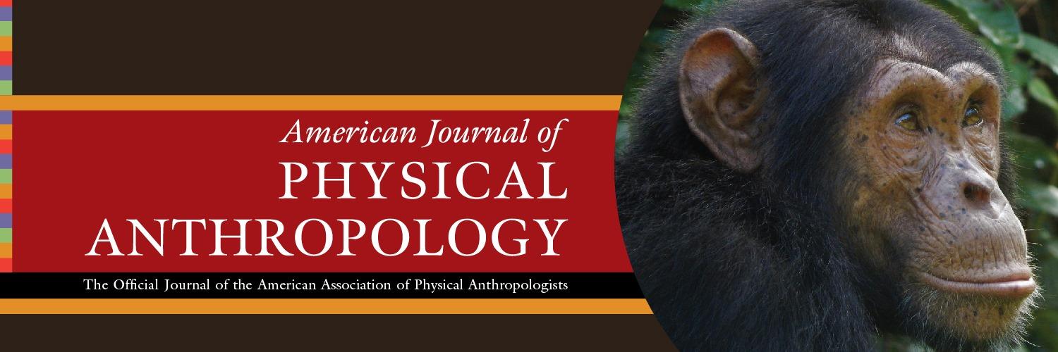 American Journal of Physical Anthropology Logo with a Monkey Face