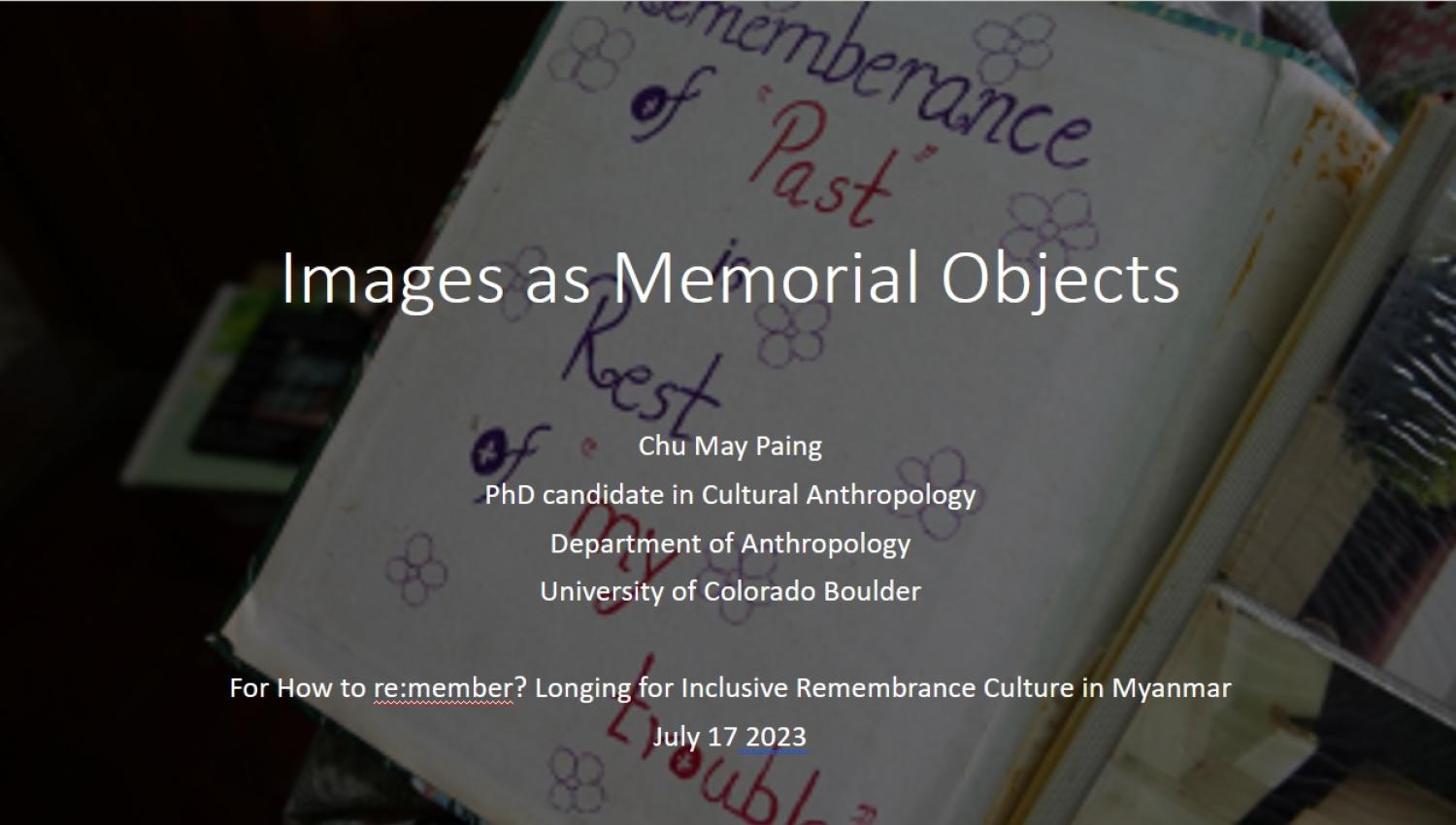 Chu's title slide